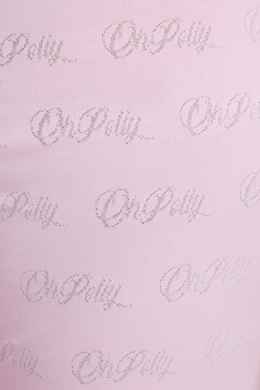 top cropped com alças e detalhe franzido em ponto ajour na cor rosa bebê.
