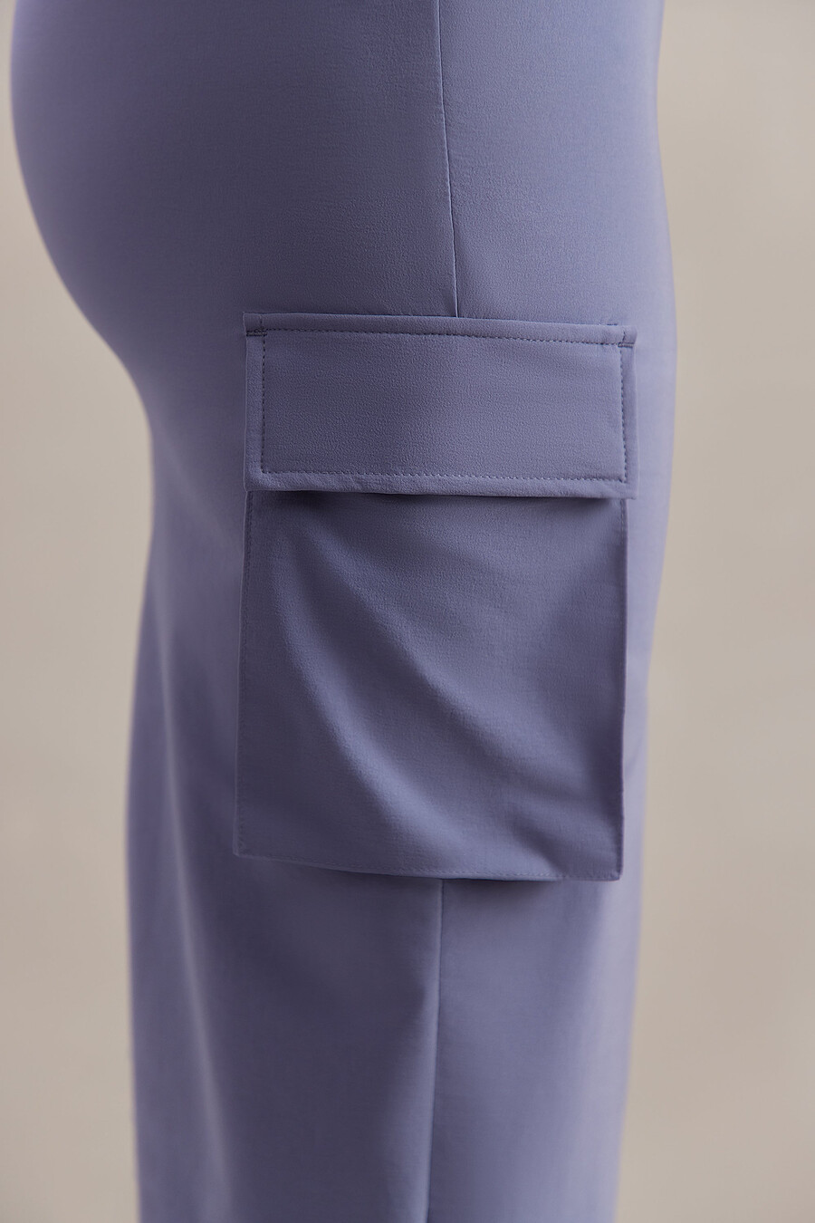 saia cargo maxi em azul acinzentado