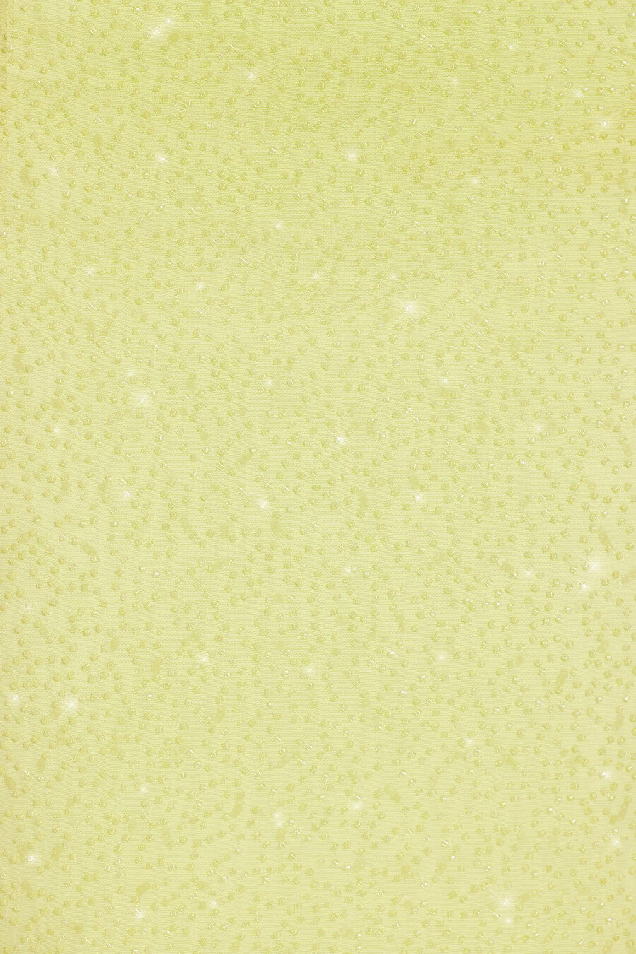saia longa com fenda lateral e detalhes em verde limão